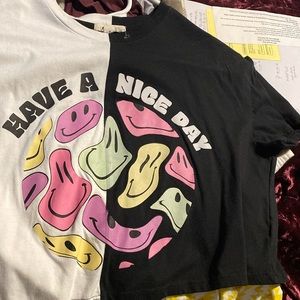 Half and half crop top